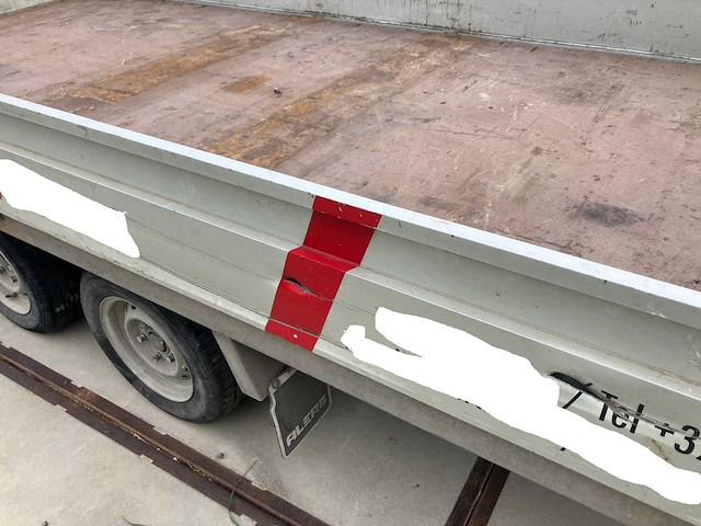 Henra - plateauwagen - pl27c - verlaagde plateauwagen 401x185 2700kg - afbeelding 5 van  22