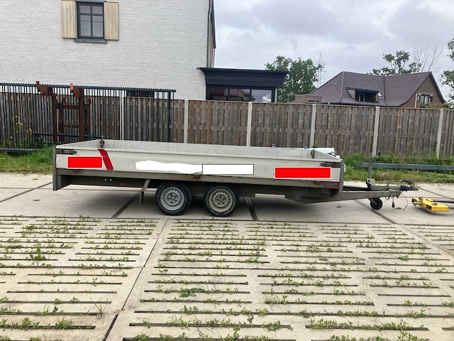 Henra - plateauwagen - pl27c - verlaagde plateauwagen 401x185 2700kg - afbeelding 12 van  22