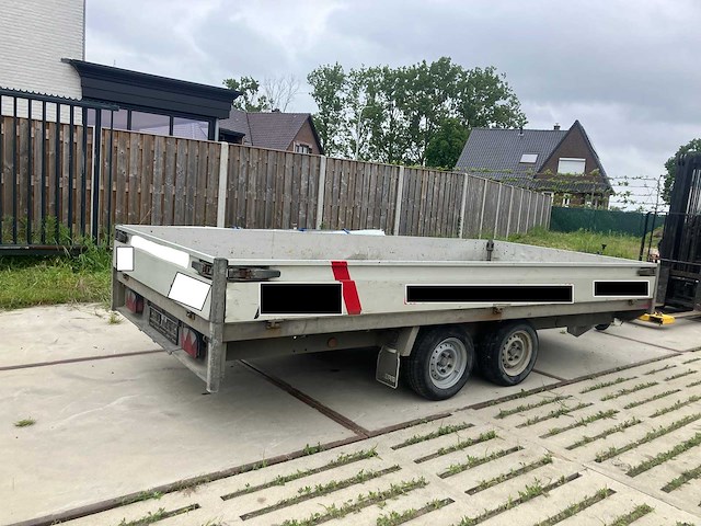 Henra - plateauwagen - pl27c - verlaagde plateauwagen 401x185 2700kg - afbeelding 16 van  22