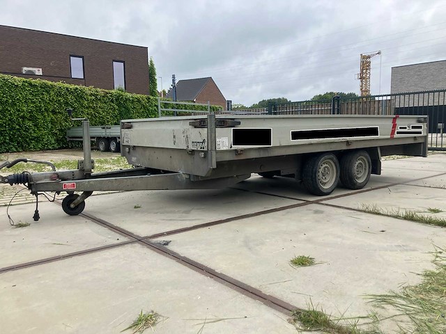 Henra - plateauwagen - pl27c - verlaagde plateauwagen 401x185 2700kg - afbeelding 18 van  22