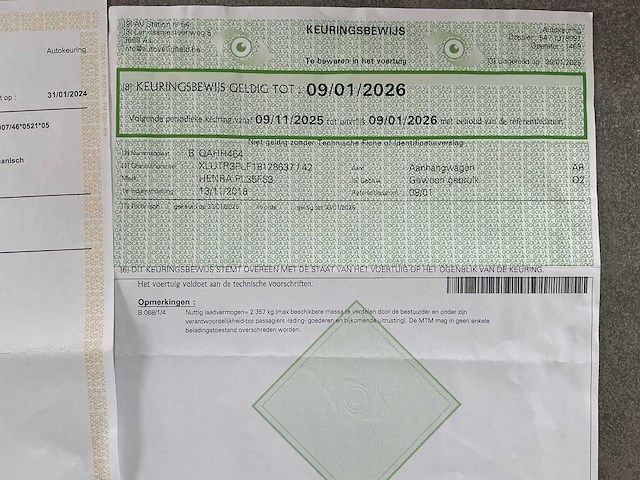 Henra 603 x 222 cm pl356022sltr plateau aanhangwagen - afbeelding 15 van  23