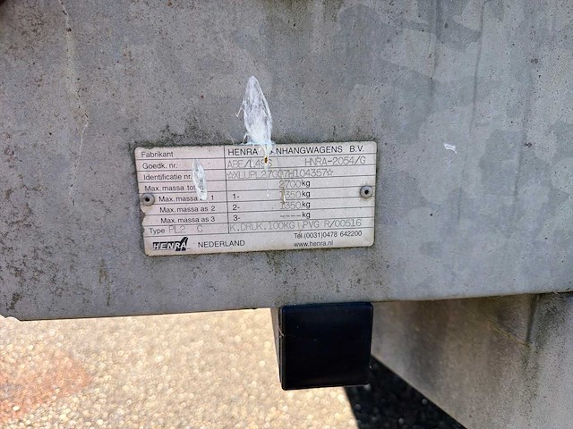 Henra o2/dc aanhangwagen - afbeelding 10 van  10