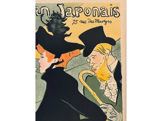 Henri de toulouse lautrec (naar) - divan japonais - litho - afbeelding 6 van  6