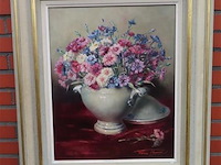 Henri joseph thomas (1878-1972), "stiileven bloemen" - afbeelding 1 van  7