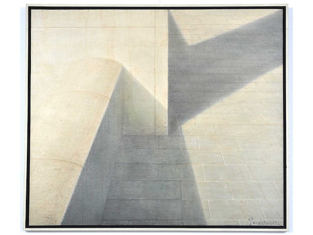 Henri vandermoere - olieverf op doek - 60x70 cm - 1990 - afbeelding 2 van  8