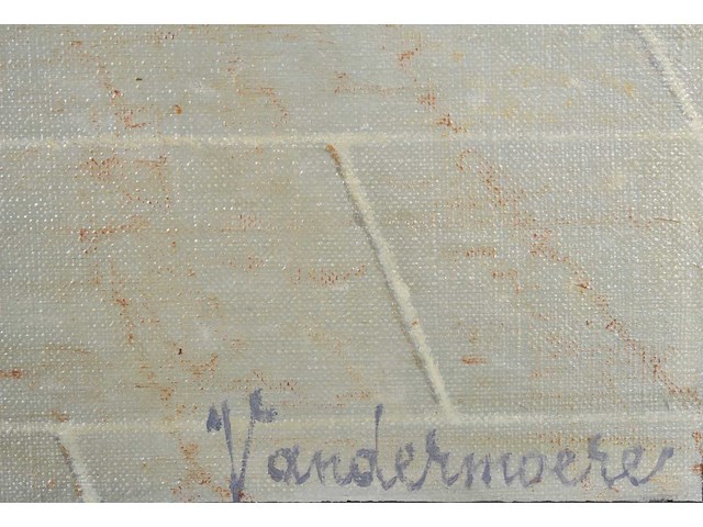 Henri vandermoere - olieverf op doek - 60x70 cm - 1990 - afbeelding 3 van  8