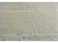 Henri vandermoere - olieverf op doek - 60x70 cm - 1990 - afbeelding 3 van  8