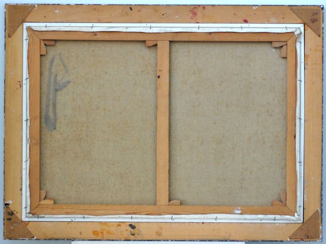 Henri vandermoere - stilleven met naaidoos - olie op doek - afbeelding 7 van  7