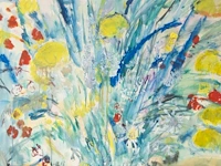 Henri victor wolvens (1896-1977), flower vase, 1966, watercolour and gouache on paper on canvas 108 x 72 cm. (42.52 x 28.35 in.), frame: 135 x 98 cm. (53.14 x 38.57 in.) - afbeelding 6 van  7