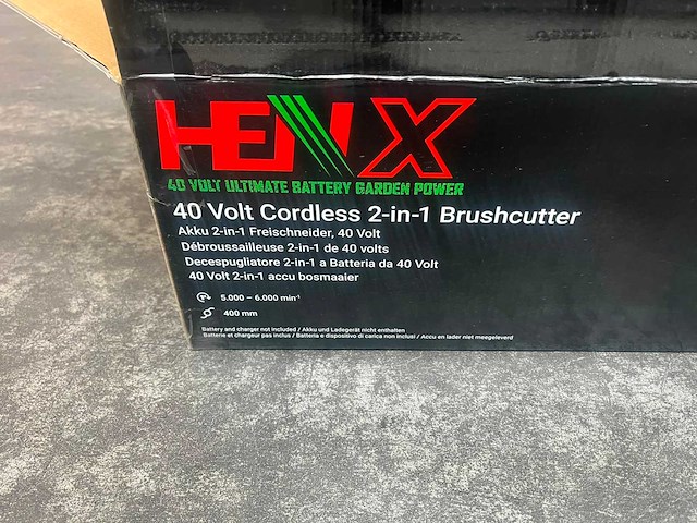 Henx - bosmaaier 2 in 1 met 2,5ah accu en lader - afbeelding 8 van  9