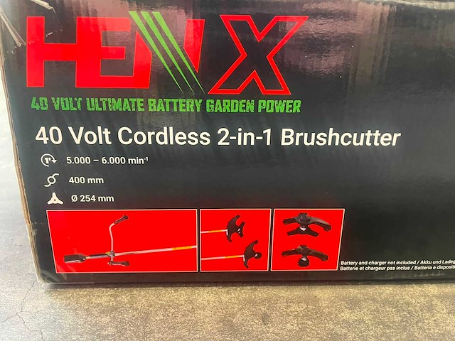 Henx - bosmaaier 2 in 1 met 2,5ah accu en lader - afbeelding 5 van  8