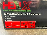 Henx - bosmaaier 2 in 1 met 2,5ah accu en lader - afbeelding 4 van  7