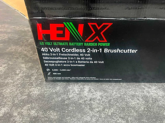Henx - bosmaaier 2 in 1 met 2,5ah accu en lader - afbeelding 6 van  7