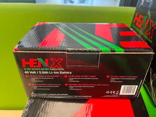 Henx - h36gc16c - grasmaaier met 5ah accu en snellader - afbeelding 3 van  9