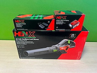 Henx - hand bladblazer met 7,5ah accu en lader - afbeelding 1 van  4