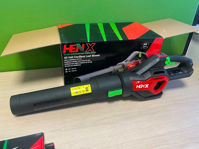 Henx - hand bladblazer met 7,5ah accu en lader - afbeelding 3 van  4