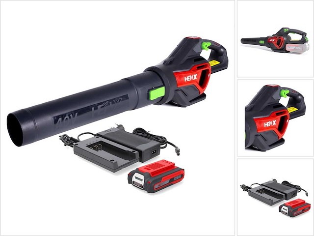 Henx - hand bladblazer met 7,5ah accu en lader - afbeelding 1 van  6