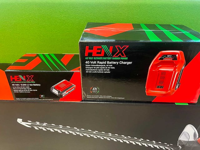 Henx - heggenschaar met 5ah accu en snel lader - afbeelding 6 van  8