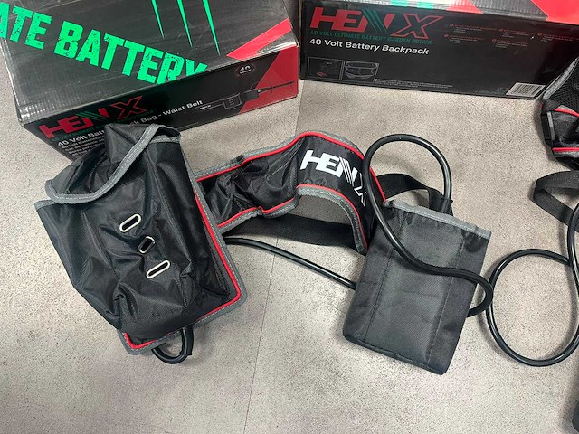 Henx batterij rugzak en heuptas 40v - afbeelding 3 van  6