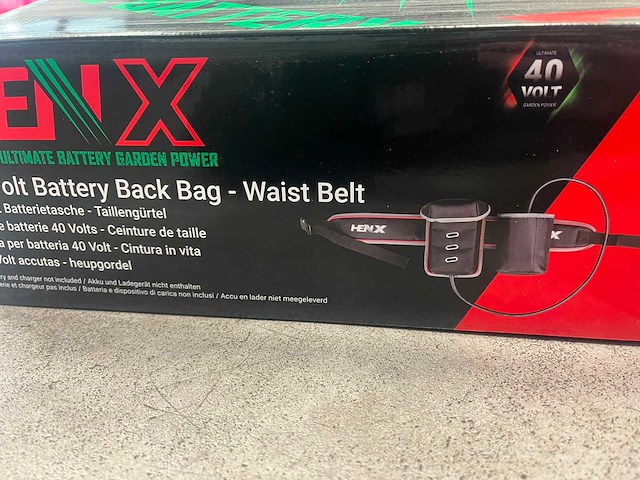 Henx batterij rugzak en heuptas 40v - afbeelding 6 van  6
