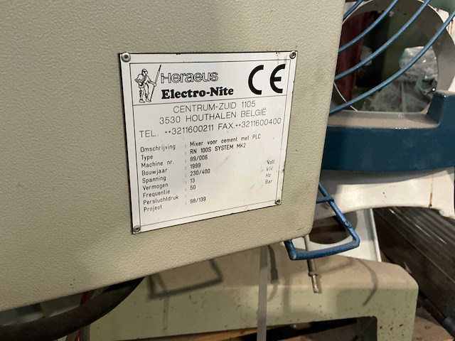 Heraeus rn 100s cementmixer - afbeelding 4 van  5