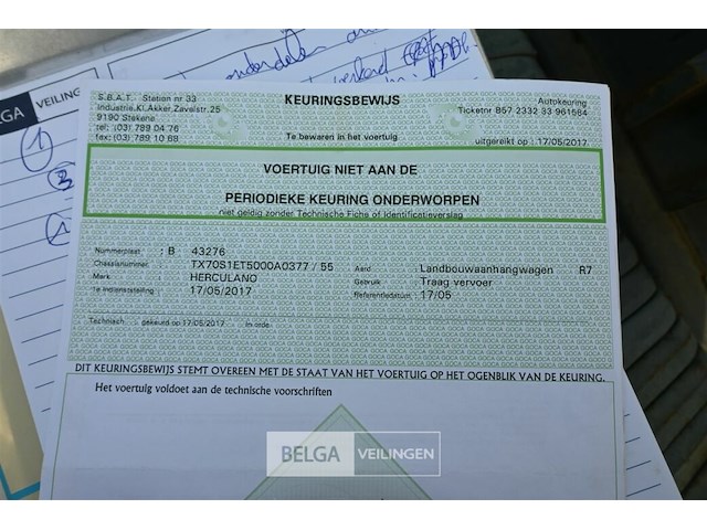 Herculano aanhangwagen - afbeelding 10 van  15