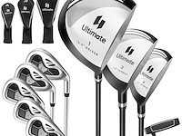 Heren 9-delige golfclub complete set, grijs