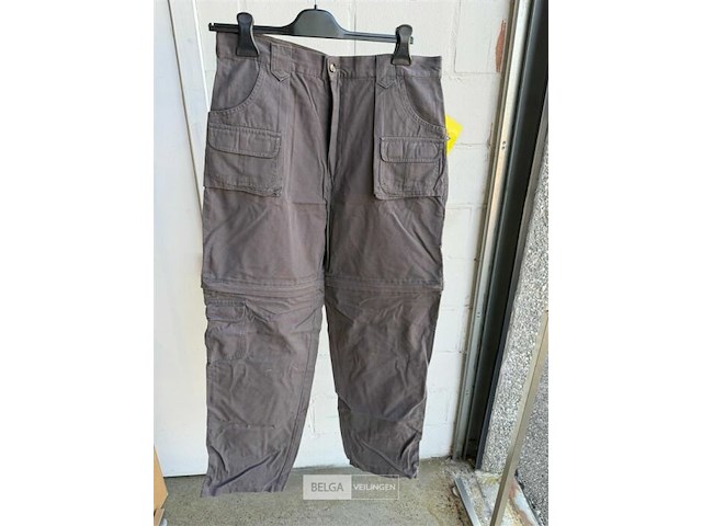 Heren dickies werkbroek met rits voor korte broek maat 34 - afbeelding 2 van  3