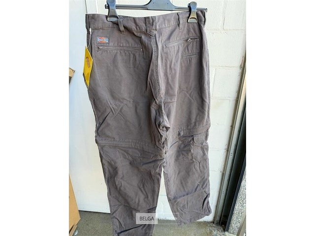 Heren dickies werkbroek met rits voor korte broek maat 34 - afbeelding 3 van  3