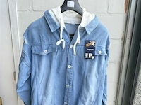 Heren jeans anime vest - afbeelding 2 van  3