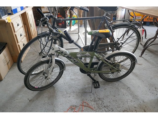 Herenfiets + kinder mountainbike - afbeelding 2 van  5