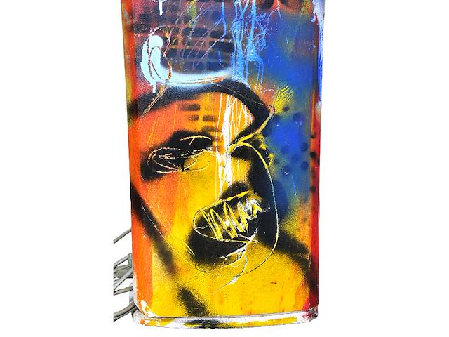 Herman brood - acryl op watercooler - met certificaat - afbeelding 2 van  8