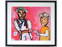 Herman brood - billy the kid - zeefdruk