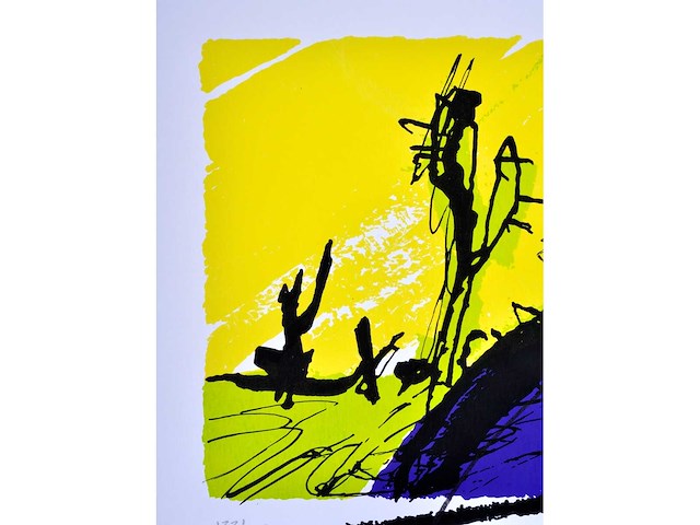 Herman brood - bono - zeefdruk - ingelijst - afbeelding 6 van  6