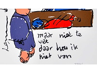 Herman brood - botje voor de hond - zeefdruk - afbeelding 1 van  1