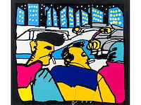 Herman brood - city life - zeefdruk - ingelijst - afbeelding 5 van  5