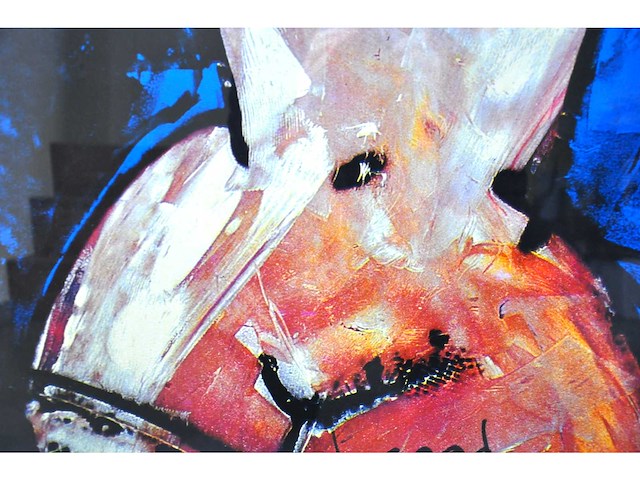 Herman brood - corpus - zeefdruk - ingelijst - 125x96 cm - afbeelding 2 van  2