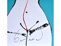 Herman brood - hips - zeefdruk op doek - afbeelding 1 van  6