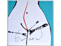 Herman brood - hips - zeefdruk op doek - afbeelding 2 van  7
