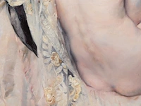 Herman jean joseph richir (1866-1942), 'le collier de perles', oil on canvas 80 x 100 cm. (31 1/2 x 39.36 in.), frame: 102 x 122 cm. (40.15 x 48.03 in.) - afbeelding 7 van  7