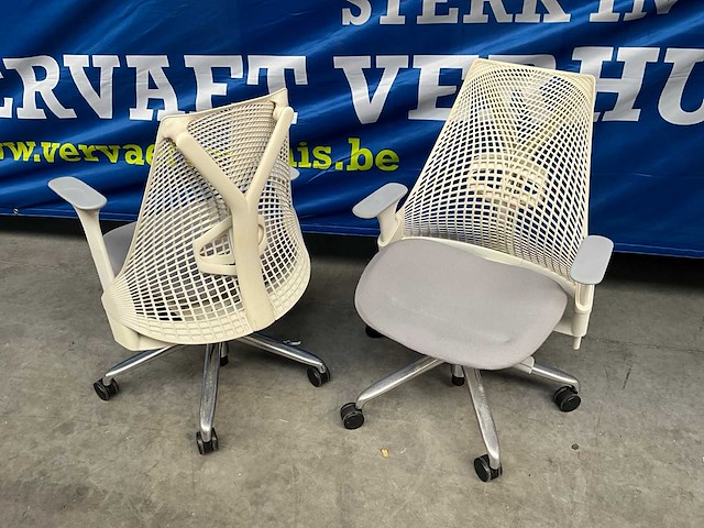 Herman miller sayl design bureaustoel (2x) - afbeelding 1 van  10
