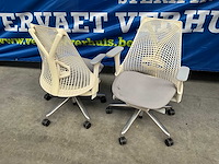 Herman miller sayl design bureaustoel (2x) - afbeelding 1 van  12