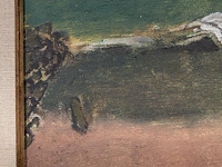 Herman minner (1924-1981), marine, oil on canvas 40 x 80 cm. (15 3/4 x 31 1/2 in.), frame: 57 x 97 cm. (22.44 x 38.18 in.) - afbeelding 5 van  5