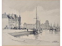 Herman verbaere - oostende - potloodtekening - afbeelding 2 van  5