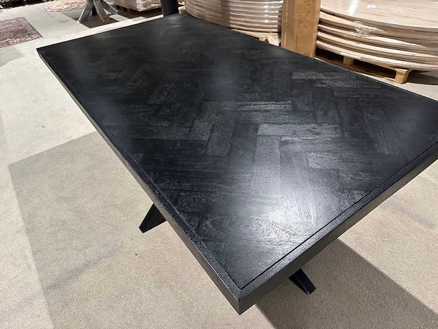 Herringbone - eettafel - afbeelding 2 van  4