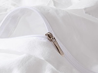 Herside wit beddengoed met ruches (240 x 220 cm) - afbeelding 3 van  3