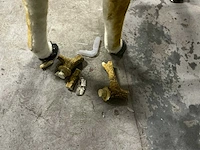 Hertenfiguur met slee - afbeelding 2 van  11