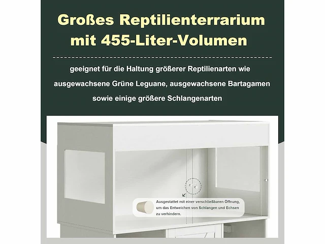 Herture groot terrarium -450 l - afbeelding 3 van  5