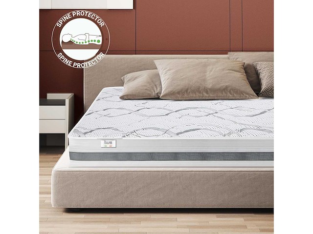 Het white stone 180 x 200 medium stevige traagschuimmatras | hoogte 27 cm - afbeelding 4 van  9