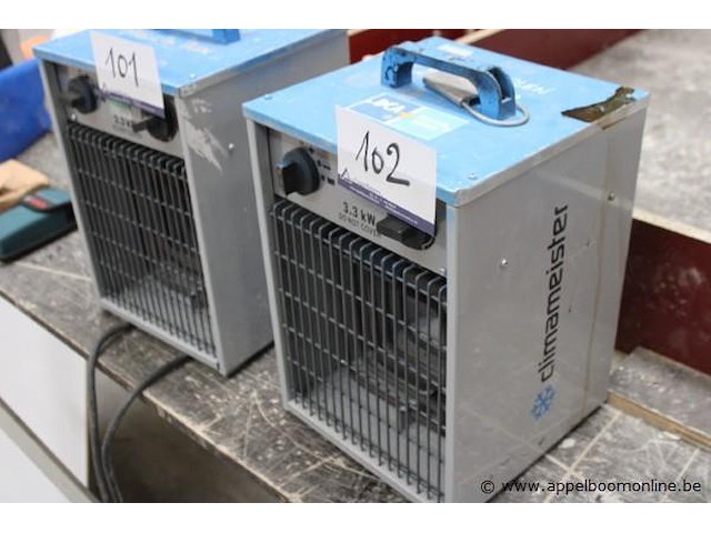 Heteluchtblazer climameister, cap 3,3kw - afbeelding 2 van  2